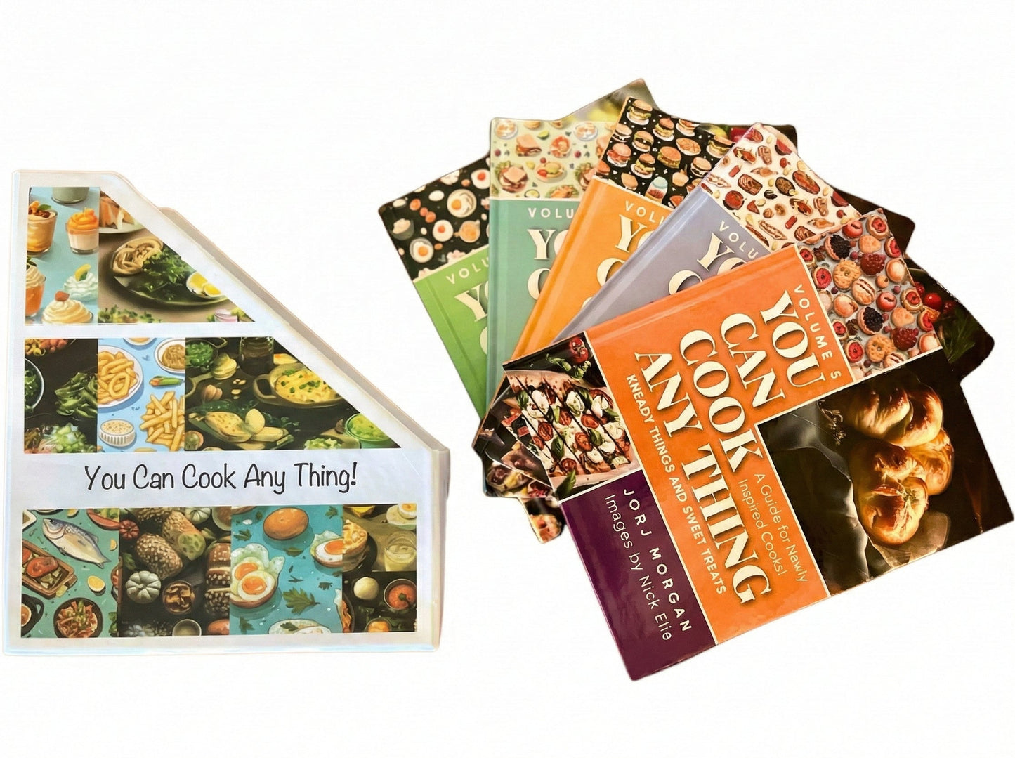 Complete 5-Volume Set of You Can Cook Any Thing by Jorj Morgan