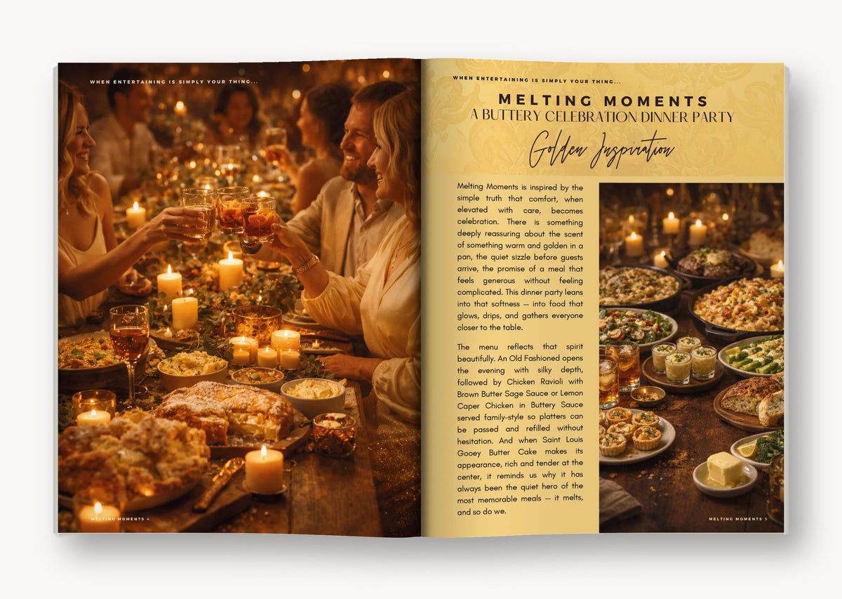Melting Moments open to the Golden Inspiration pages